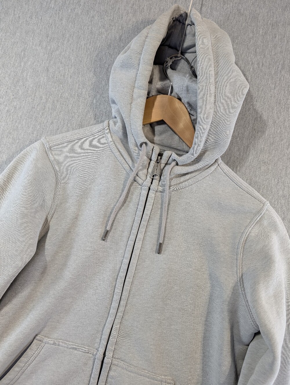 Carhartt Clarksburg Work Hoodie Women's Small Full Zip Sherpa Lined Grey